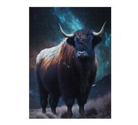 52x38cm/1000pcs Jigsaw Puzzle for Adults Bison Space Jigsaw for Adults DIY Toys Improve Memory Unique Gifts for Birthday And Christmas 52x38cm/1000pcs