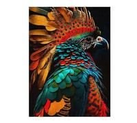 52x38cm/1000pcs Jigsaw Puzzle for Adults Colorful Feathered Bird Adult Puzzles Family Game Pattern Assembly Unique Gifts for Birthday And Christmas 52x38cm/1000pcs