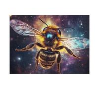 52x38cm/1000pcs Jigsaw Puzzle for Adults Cosmic Bee Flight Puzzle for Adults Fun Games Staycation Kill Time Birthday And Unique Gifts 52x38cm/1000pcs