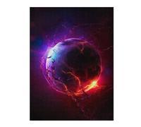 52x38cm/1000pcs Jigsaw Puzzle for Adults Electrified Purple Planet Jigsaw for Adults DIY Toys Improve Memory Unique Gifts for Birthday And Christmas 52x38cm/1000pcs