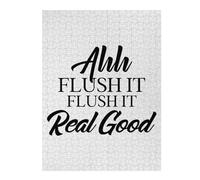 52x38cm/1000pcs Jigsaw Puzzle for Adults Flush It Puzzle for Adults Fun Games Staycation Kill Time Birthday And Unique Gifts 52x38cm/1000pcs
