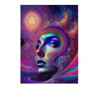52x38cm/1000pcs Jigsaw Puzzle for Adults Imaginarium Psychedelia Jigsaw Puzzle Family Games A Work of Art Unique Gifts for Birthday And Christmas 52x38cm/1000pcs