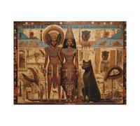 52x38cm/1000pcs Jigsaw Puzzle for Teenagerss An Ancient Egyptian Scene with Figures And Animals Jigsaws for Adults Fun Games Birthday Present Unique Birthday And Xmas Gifts 52x38cm/1000pcs