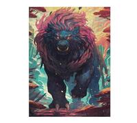 52x38cm/1000pcs Jigsaw Puzzle for Teenagerss Behemoth's Rise A Mythical Beast Unleashed Puzzles for Adults Family Game Home Decoration Fun Activities at Home 52x38cm/1000pcs