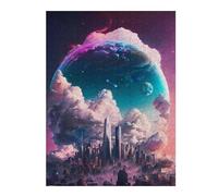 52x38cm/1000pcs Jigsaw Puzzle for Teenagerss Distant Future Cityscape Puzzles for Adults Family Game Home Decoration Fun Activities at Home 52x38cm/1000pcs