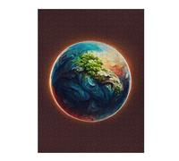 52x38cm/1000pcs Jigsaw Puzzle for Teenagerss Lonely Planet Jigsaw Puzzle Toy Wall Decor Analysis And Logic Fun at Home Activities, 52x38cm/1000pcs