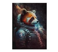 52x38cm/1000pcs Jigsaw Puzzle for Teenagerss Space Red Panda Explorer -1 Puzzle for Adults Fun Games Enhance Memory Fun at Home Activities, 52x38cm/1000pcs