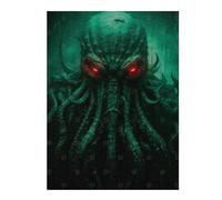 52x38cm/1000pcs Jigsaw Puzzles- Cthulhu Awakening Jigsaws for Adults Brain Teaser Game Precision Cutting Deal As Gifts for The Whole Family 52x38cm/1000pcs