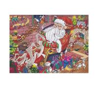 52x38cm/1000pcs Jigsaw Puzzles for Adults Christmas Jigsaw Puzzle Santa's Workshop Adventure Jigsaw for Adults Relax Games For Family Fun for Is Ideal As A Gift 52x38cm/1000pcs