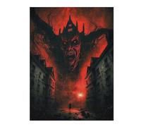 52x38cm/1000pcs Jigsaw Puzzles for Adults Evil Entity in Alleyway Puzzle for Adults Relax Games Hand Speed Race Difficult And Challenge 52x38cm/1000pcs