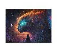 52x38cm/1000pcs Jigsaw Puzzles for Adults Galactic Dreamscape A Cosmic Encounter Teenagers Puzzles Hands-on Game Improve Memory Parent-child Interaction 52x38cm/1000pcs