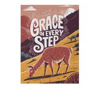52x38cm/1000pcs Jigsaw Puzzles for Adults Grace in Every Step Illustration Adult Jigsaw Puzzle Hands-on Game Enhance Memory Birthday And Unique Gifts 52x38cm/1000pcs