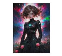 52x38cm/1000pcs Jigsaw Puzzles for Adults Jigsaw A Rose And A Mystery Teenagers Puzzles Relax Games For Family Fun Christmas Birthday Gifts 52x38cm/1000pcs