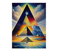 52x38cm/1000pcs Jigsaw Puzzles for Adults Jigsaw As Above So Below Adult Jigsaw Toy Wall Decor Analysis And Logic Fun Activities at Home 52x38cm/1000pcs