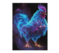 52x38cm/1000pcs Jigsaw Puzzles for Adults Jigsaw Chicken Colorful Puzzle for Adults Toy Wall Decor Difficult Challenge Christmas Birthday Gifts 52x38cm/1000pcs