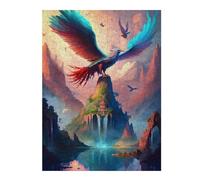 52x38cm/1000pcs Jigsaw Puzzles for Adults Jigsaw Phoenix Adult Jigsaw Toy Wall Decor Analysis And Logic Fun Activities at Home 52x38cm/1000pcs