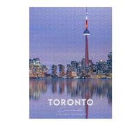 52x38cm/1000pcs Jigsaw Puzzles for Adults Jigsaw TORONTO 8 Puzzles for Adults DIY Toys Improve Memory Christmas Birthday Gifts 52x38cm/1000pcs