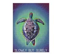 52x38cm/1000pcs Jigsaw Puzzles for Adults Mr Turtle Puzzles for Adults Hands-on Game Perfect Decoration Unique Gifts for Birthday And Christmas 52x38cm/1000pcs