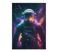 52x38cm/1000pcs Jigsaw Puzzles for Adults Mystic Astronaut Puzzle for Adults Brain Teaser Game Presents for Women Parent-child Interaction 52x38cm/1000pcs