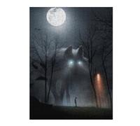 52x38cm/1000pcs Jigsaw Puzzles for Adults Nightmare Wolf Encounter Jigsaw Puzzle Hands-on Game Wall Art Unique Gifts for Birthday And Christmas 52x38cm/1000pcs