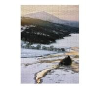 52x38cm/1000pcs Jigsaw Puzzles for Adults Queens View Pitlochry Teenagers Puzzles Relaxing Games Stress Reliever Parent-child Interaction 52x38cm/1000pcs
