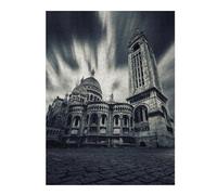 52x38cm/1000pcs Jigsaw Puzzles for Adults Sacre Coeur Back Side Jigsaw for Adults Family Games Presents for Women Parent-child Interaction 52x38cm/1000pcs