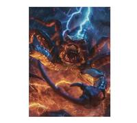 52x38cm/1000pcs Jigsaw Puzzles for Adults Scorpion Lightning Puzzles for Adults Hands-on Game Perfect Decoration Unique Gifts for Birthday And Christmas 52x38cm/1000pcs