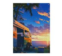 52x38cm/1000pcs Jigsaw Puzzles for Adults Sunset Escapade Adult Puzzles Brain Teaser Game Precision Cutting Difficult And Challenge 52x38cm/1000pcs