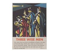 52x38cm/1000pcs Jigsaw Puzzles for Adults THREE WISE MEN Puzzles for Adults Hands-on Game Perfect Decoration Unique Gifts for Birthday And Christmas 52x38cm/1000pcs
