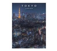 52x38cm/1000pcs Jigsaw Puzzles for Adults Tokyo by Night Jigsaw for Adults Family Games Presents for Women Parent-child Interaction 52x38cm/1000pcs