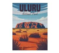 52x38cm/1000pcs Jigsaw Puzzles for Adults Uluru National Park Jigsaw Puzzle Hands-on Game Wall Art Unique Gifts for Birthday And Christmas 52x38cm/1000pcs