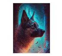 52x38cm/1000pcs Jigsaw Puzzles for Adults Wolf Dreamscape -1 Puzzle for Adults Relax Games Hand Speed Race Difficult And Challenge 52x38cm/1000pcs