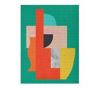 52x38cm/1000pcs Jigsaw Puzzles for Teenagerss Abstract Collage 3 Jigsaw Brain Teaser Game Wall Decoration Unique Birthday And Xmas Gifts 52x38cm/1000pcs