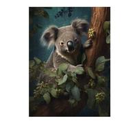 52x38cm/1000pcs Jigsaw Puzzles for Teenagerss Cute Koala on A Branch Jigsaws for Adults Fun Games For Family Fun Challenging Game Gifts 52x38cm/1000pcs