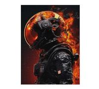 52x38cm/1000pcs Jigsaw Puzzles for Teenagerss Dissolving Astronaut Jigsaw for Adults Fun Games A Work of Art Christmas Birthday Gifts 52x38cm/1000pcs