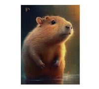52x38cm/1000pcs Jigsaw Puzzles for Teenagerss Jigsaw Capybara Illustration Puzzles for Adults Relaxing Games For Family Fun for Birthday, Chrismas 52x38cm/1000pcs