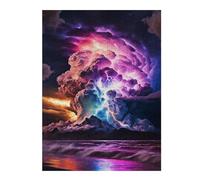 52x38cm/1000pcs Jigsaw Puzzles for Teenagerss Jigsaw Colorful Lightning Jigsaw Puzzle Toy Wall Decor Wall Art Unique Birthday And Gifts 52x38cm/1000pcs