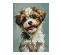 52x38cm/1000pcs Jigsaw Puzzles for Teenagerss Jigsaw Cute Abstract Puppy Art Jigsaw for Adults Relaxing Games Improve Memory Unique Birthday And Gifts 52x38cm/1000pcs