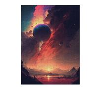 52x38cm/1000pcs Jigsaw Puzzles for Teenagerss Jigsaw Distant Planet Horizon Jigsaw Hands-on Game Improve Memory for Birthday, Chrismas 52x38cm/1000pcs