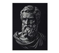 52x38cm/1000pcs Jigsaw Puzzles for Teenagerss Jigsaw Epicurus Philosopher Jigsaw Puzzle Toy Wall Decor Wall Art Unique Birthday And Gifts 52x38cm/1000pcs