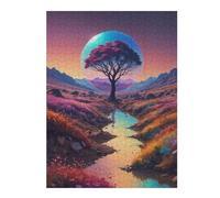 52x38cm/1000pcs Jigsaw Puzzles for Teenagerss Jigsaw Magical River Tree Bubble Jigsaw Hands-on Game Improve Memory for Birthday, Chrismas 52x38cm/1000pcs