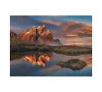 52x38cm/1000pcs Jigsaw Puzzles for Teenagerss Jigsaw Mountain Reflections in Serene Waterscape Jigsaw Hands-on Game Improve Memory for Birthday, Chrismas 52x38cm/1000pcs