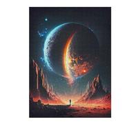 52x38cm/1000pcs Jigsaw Puzzles for Teenagerss Jigsaw Mystical Dawn Oasis Jigsaw Puzzle Toy Wall Decor Wall Art Unique Birthday And Gifts 52x38cm/1000pcs