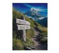52x38cm/1000pcs Jigsaw Puzzles for Teenagerss Jigsaw Never Give Up Jigsaw Puzzle Toy Wall Decor Wall Art Unique Birthday And Gifts 52x38cm/1000pcs