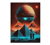 52x38cm/1000pcs Jigsaw Puzzles for Teenagerss Jigsaw Pyramide Alien Citizen Jigsaw Puzzle Toy Wall Decor Wall Art Unique Birthday And Gifts 52x38cm/1000pcs