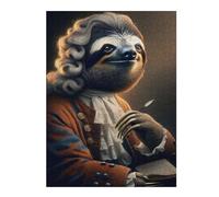 52x38cm/1000pcs Jigsaw Puzzles for Teenagerss Jigsaw Sloth As A Philosopher Puzzles for Adults Relaxing Games For Family Fun for Birthday, Chrismas 52x38cm/1000pcs