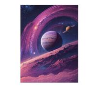 52x38cm/1000pcs Jigsaw Puzzles for Teenagerss Jigsaw The Purple Planet Jigsaw Hands-on Game Improve Memory for Birthday, Chrismas 52x38cm/1000pcs