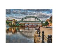 52x38cm/1000pcs Jigsaw Puzzles for Teenagerss Jigsaw Tyne Bridge Newcastle upon Tyne Jigsaw Hands-on Game Improve Memory for Birthday, Chrismas 52x38cm/1000pcs
