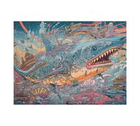 52x38cm/1000pcs Jigsaw Puzzles for Teenagerss Jigsaw Whimsical Sea Monster Dreamscape Jigsaw Hands-on Game Improve Memory for Birthday, Chrismas 52x38cm/1000pcs
