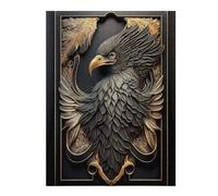 52x38cm/1000pcs Jigsaw Puzzles for Teenagerss King Eagle Art Deco Jigsaws for Adults Toy Wall Decor Wall Decoration Unique Birthday And Gifts 52x38cm/1000pcs